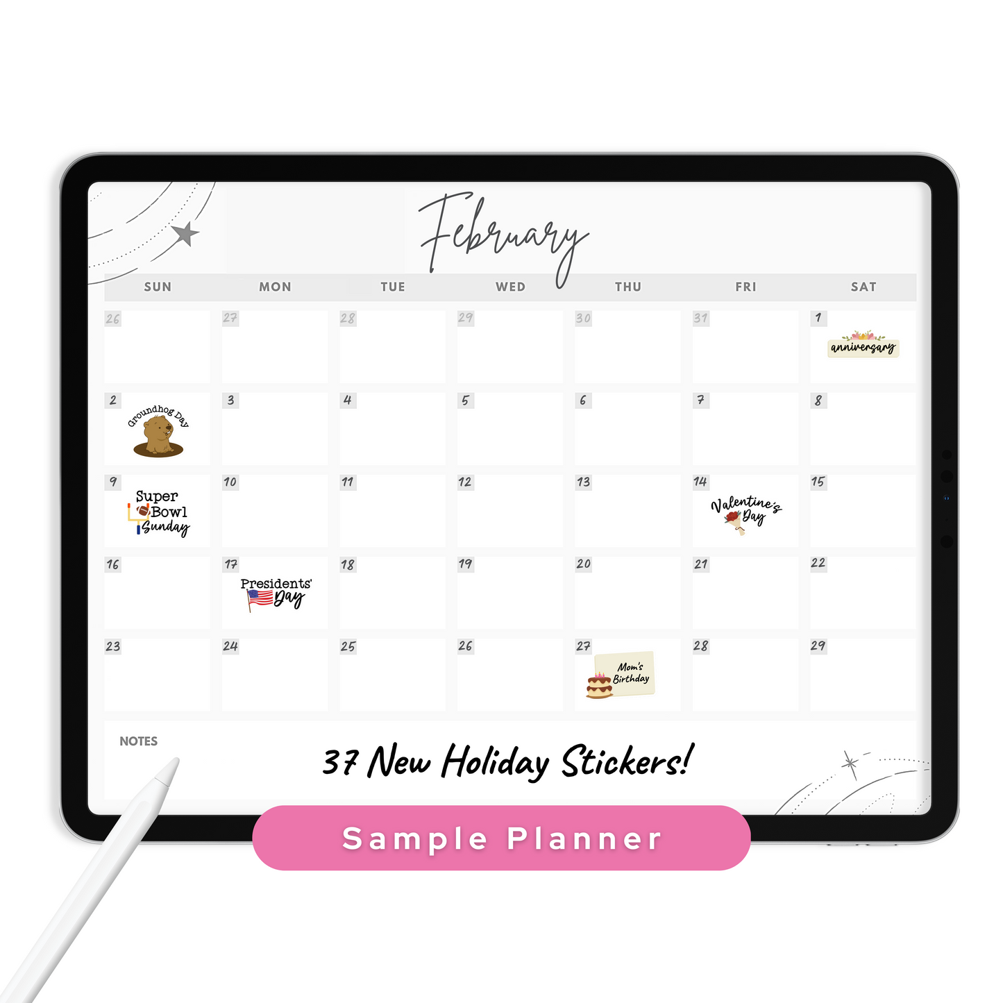 Holiday Digital Stickers (Version 2)