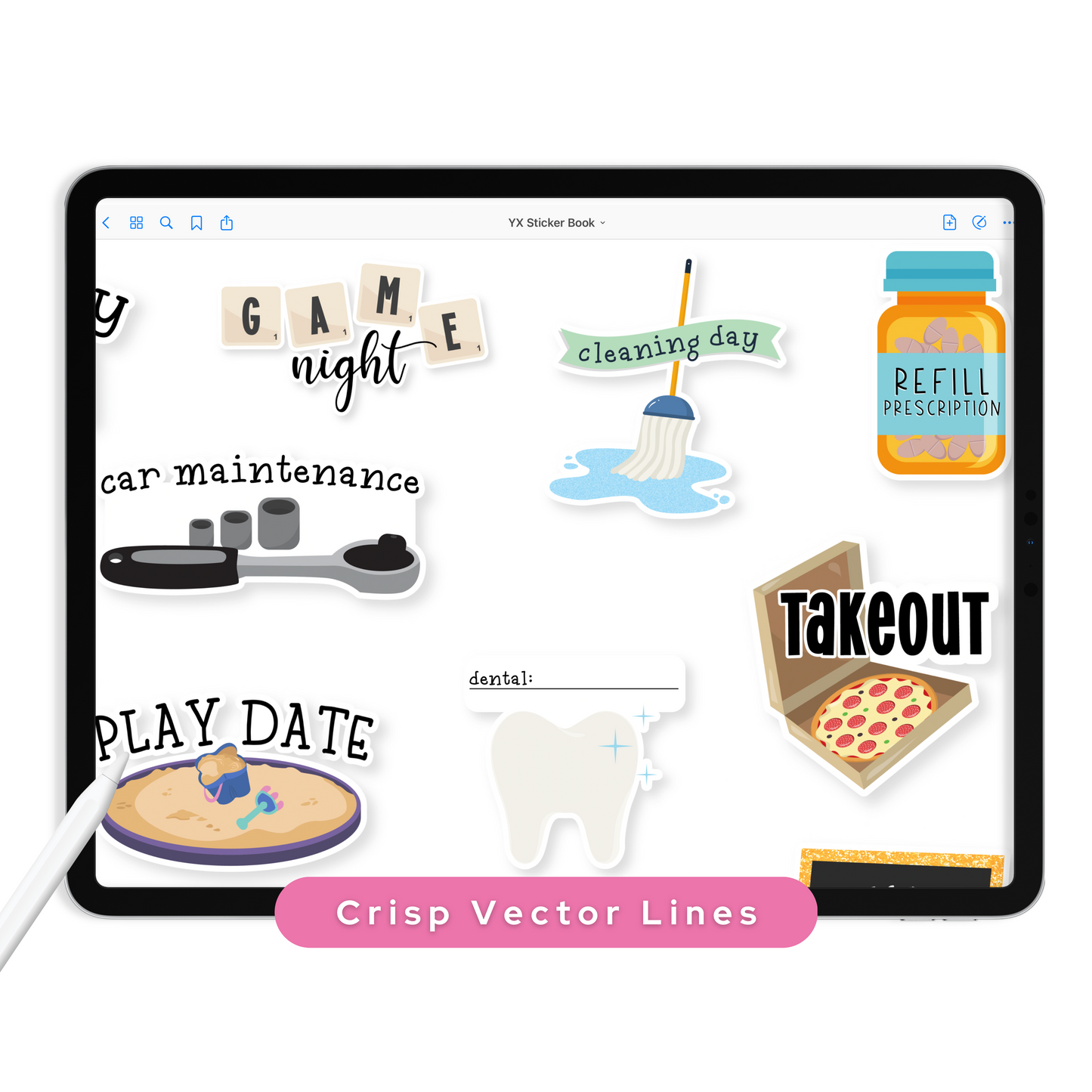 Every Day Digital Planner Stickers