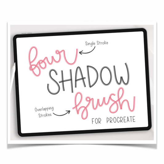 Four Shadow Brush for Procreate