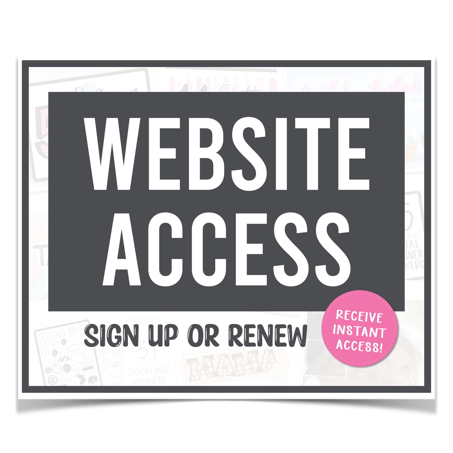 Sign Up or Renew
