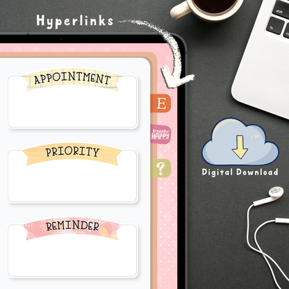 Reminders Digital Planner Stickers