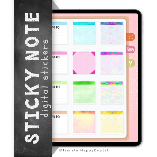 Sticky Notes Digital Planner Stickers