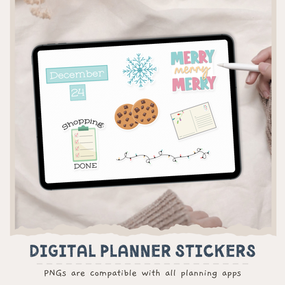 Christmas Digital Planner Stickers