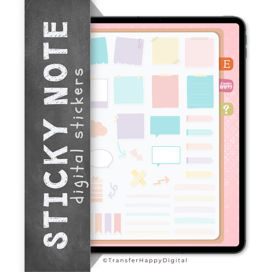Sticky Note Digital Stickers