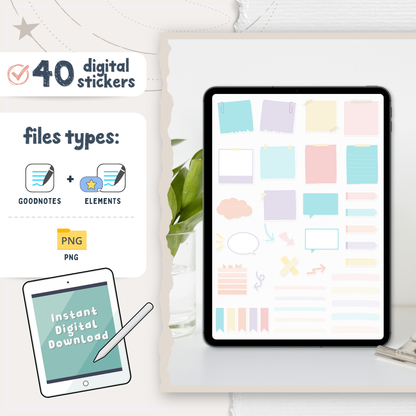 Sticky Note Digital Stickers