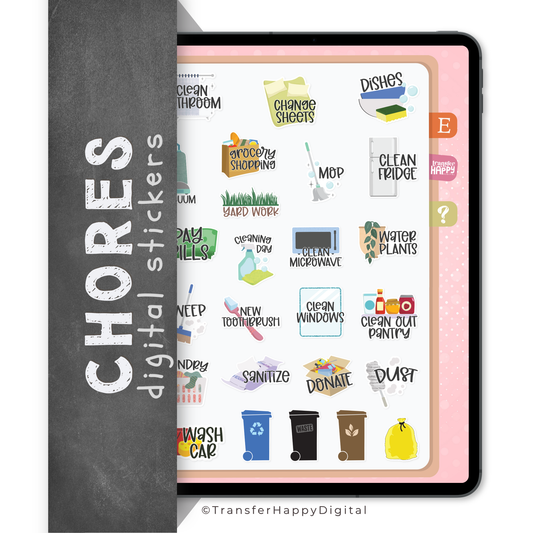 Household Chores Planner Stickers