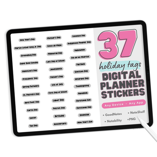 Holiday Digital Planner Stickers
