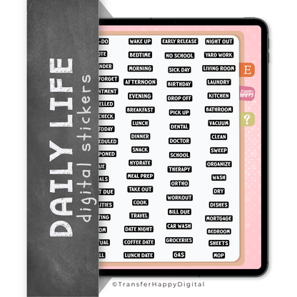 Label Digital Planner Stickers