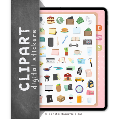 Clipart Digital Stickers