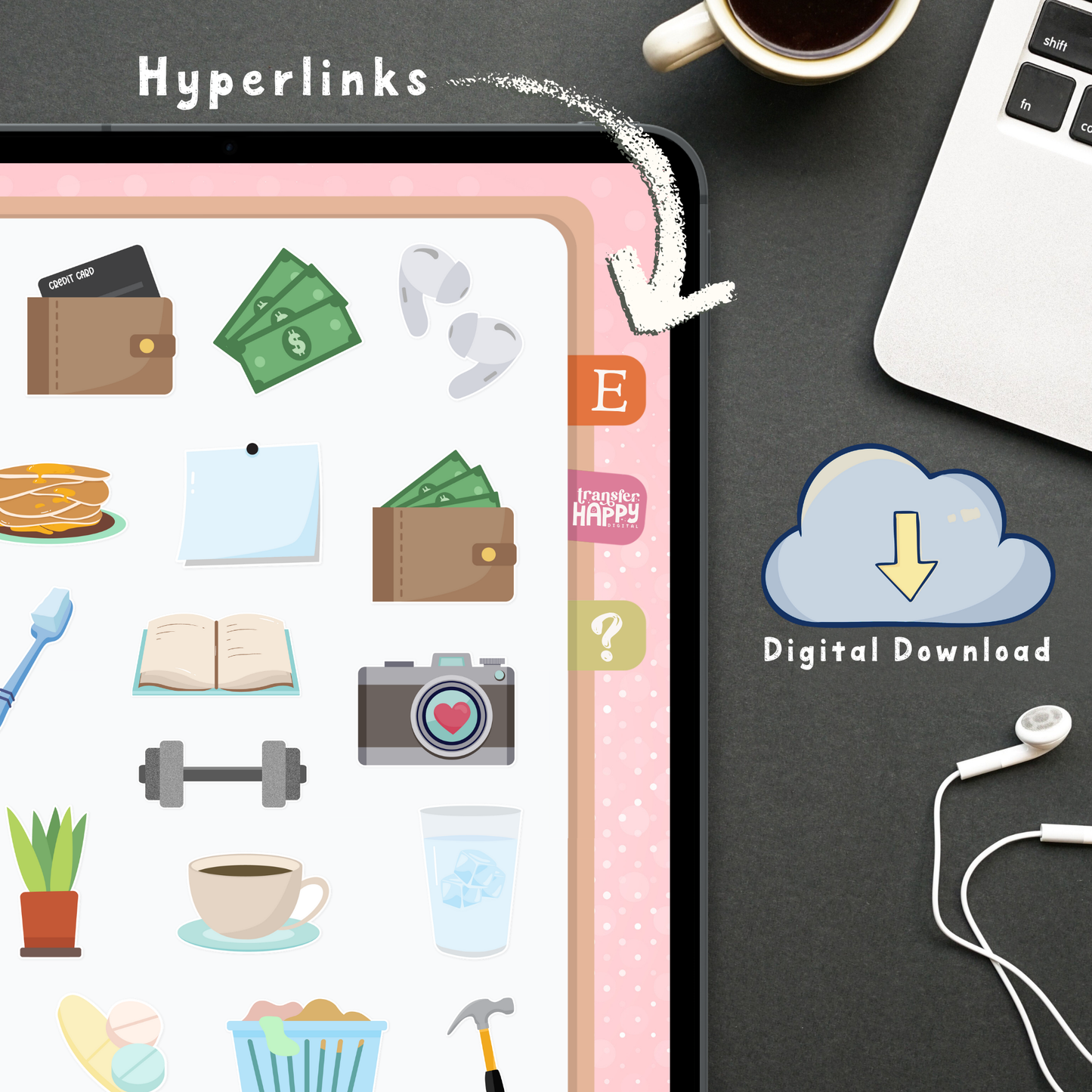 Clipart Digital Stickers