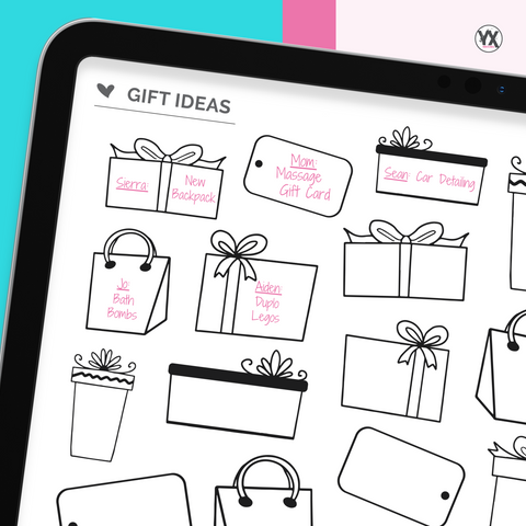 Gift Ideas Worksheet