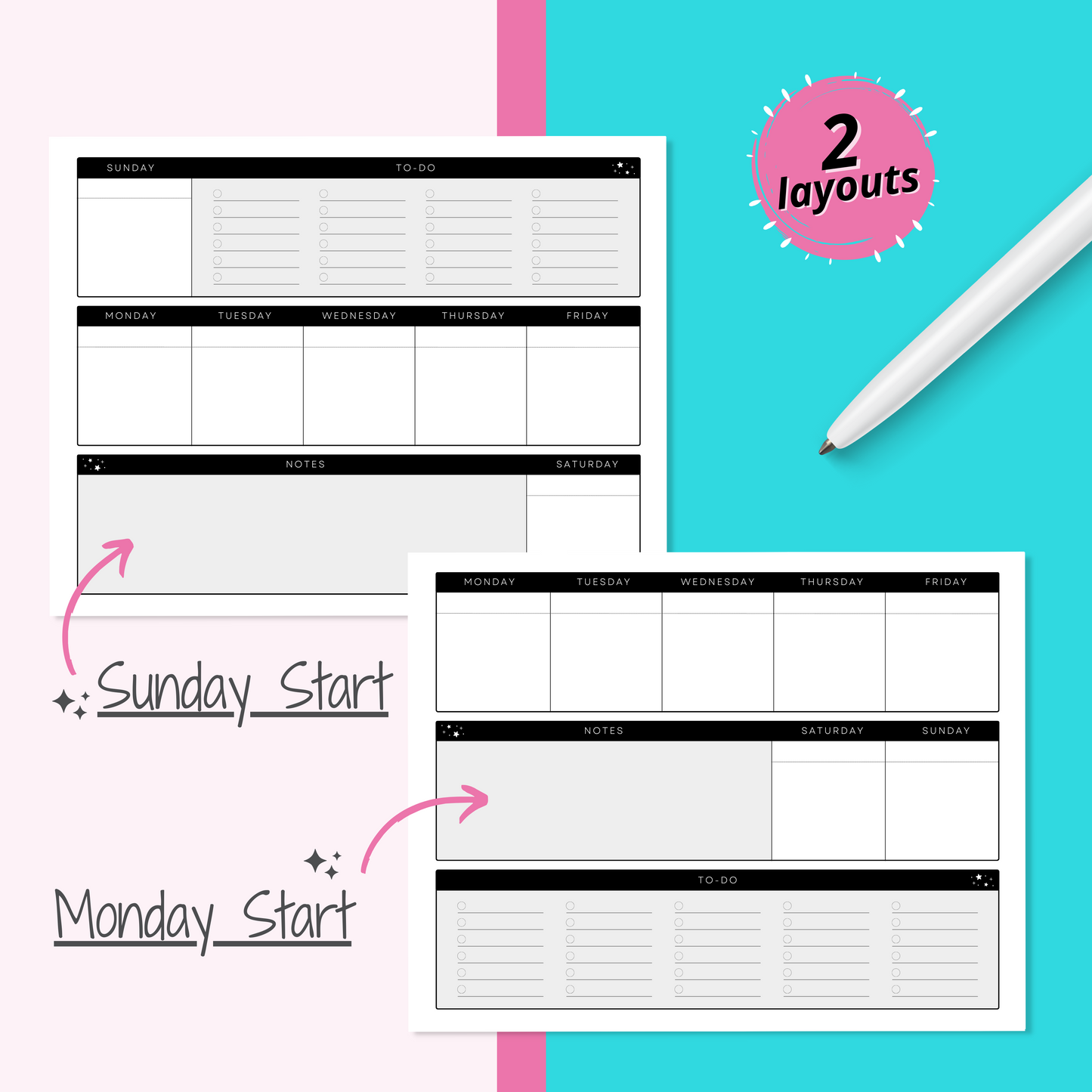 Weekly Planner Page