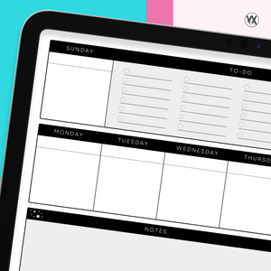 Weekly Planner Page