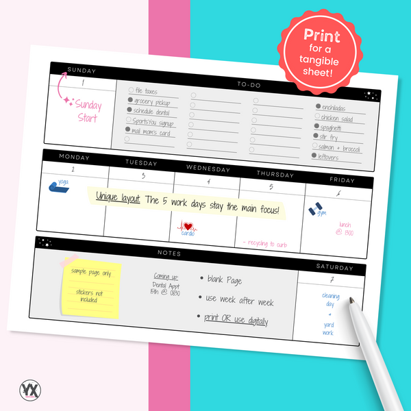 Weekly Planner Page