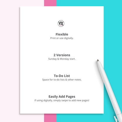 Weekly Planner Page