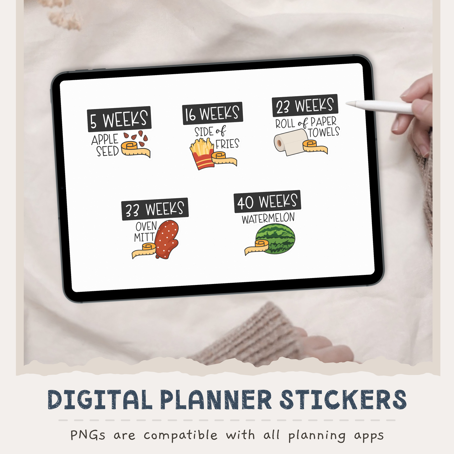 Pregnancy Digital Stickers