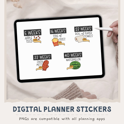 Pregnancy Digital Stickers