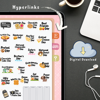 Fun Holiday Digital Stickers