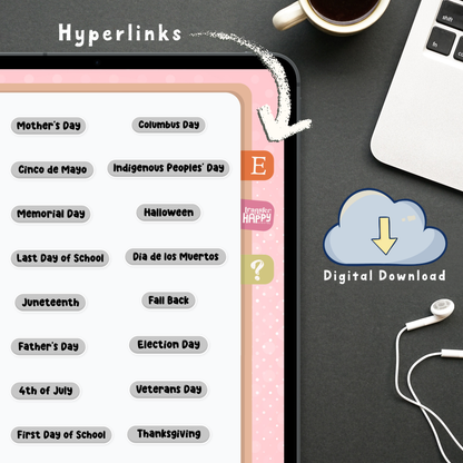 Holiday Tags Digital Stickers