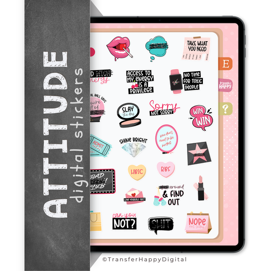 Bad B**** Energy Digital Stickers