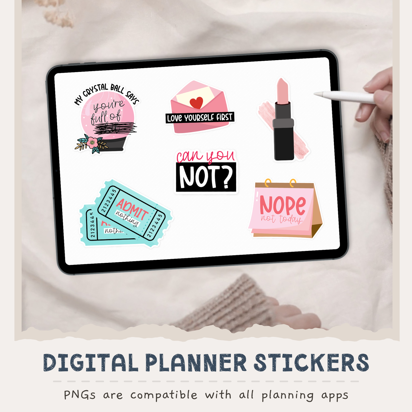 Bad B**** Energy Digital Stickers