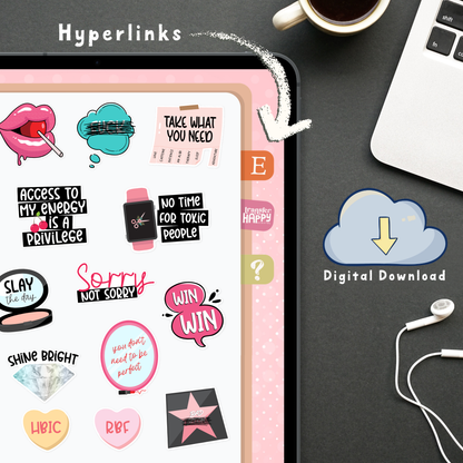 Bad B**** Energy Digital Stickers