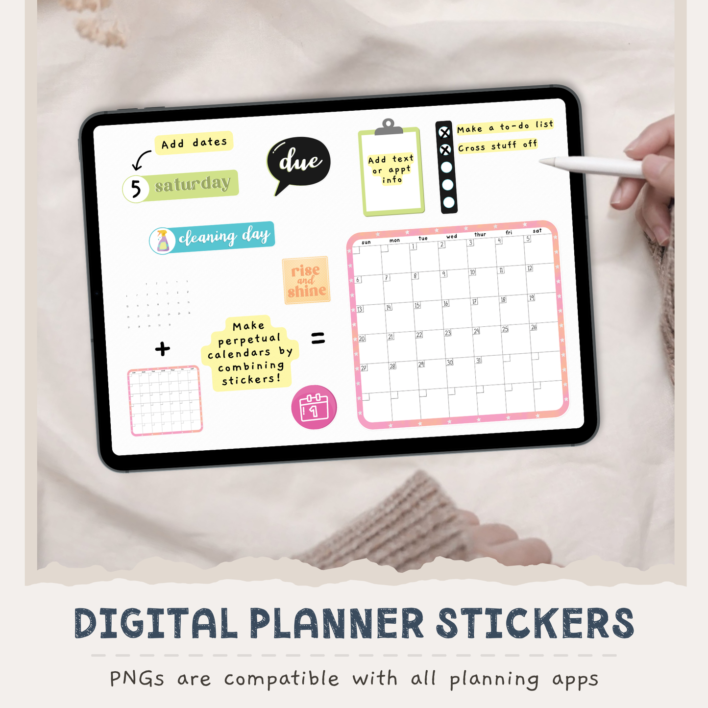 Daily Life Digital Stickers