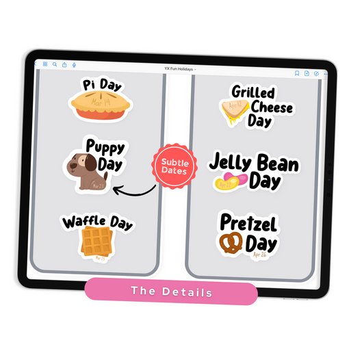 Fun Holiday Digital Stickers