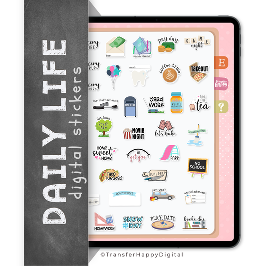 Every Day Digital Planner Stickers