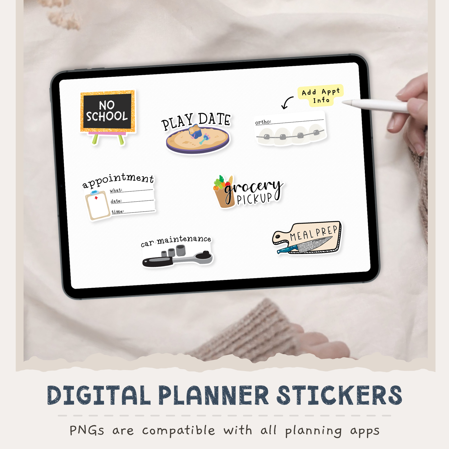 Every Day Digital Planner Stickers