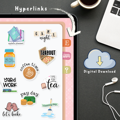 Every Day Digital Planner Stickers