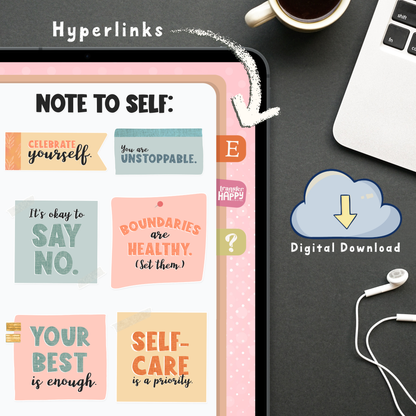 Note to Self Digital Stickers