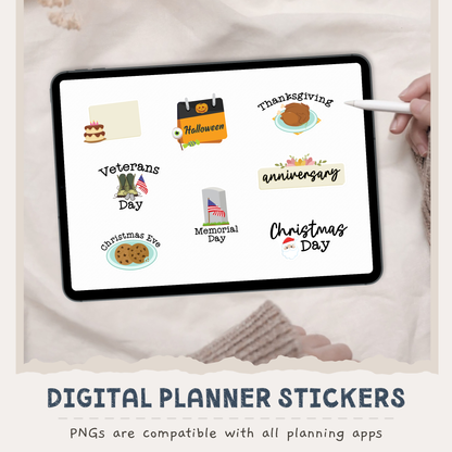 Holiday Digital Stickers (Version 2)