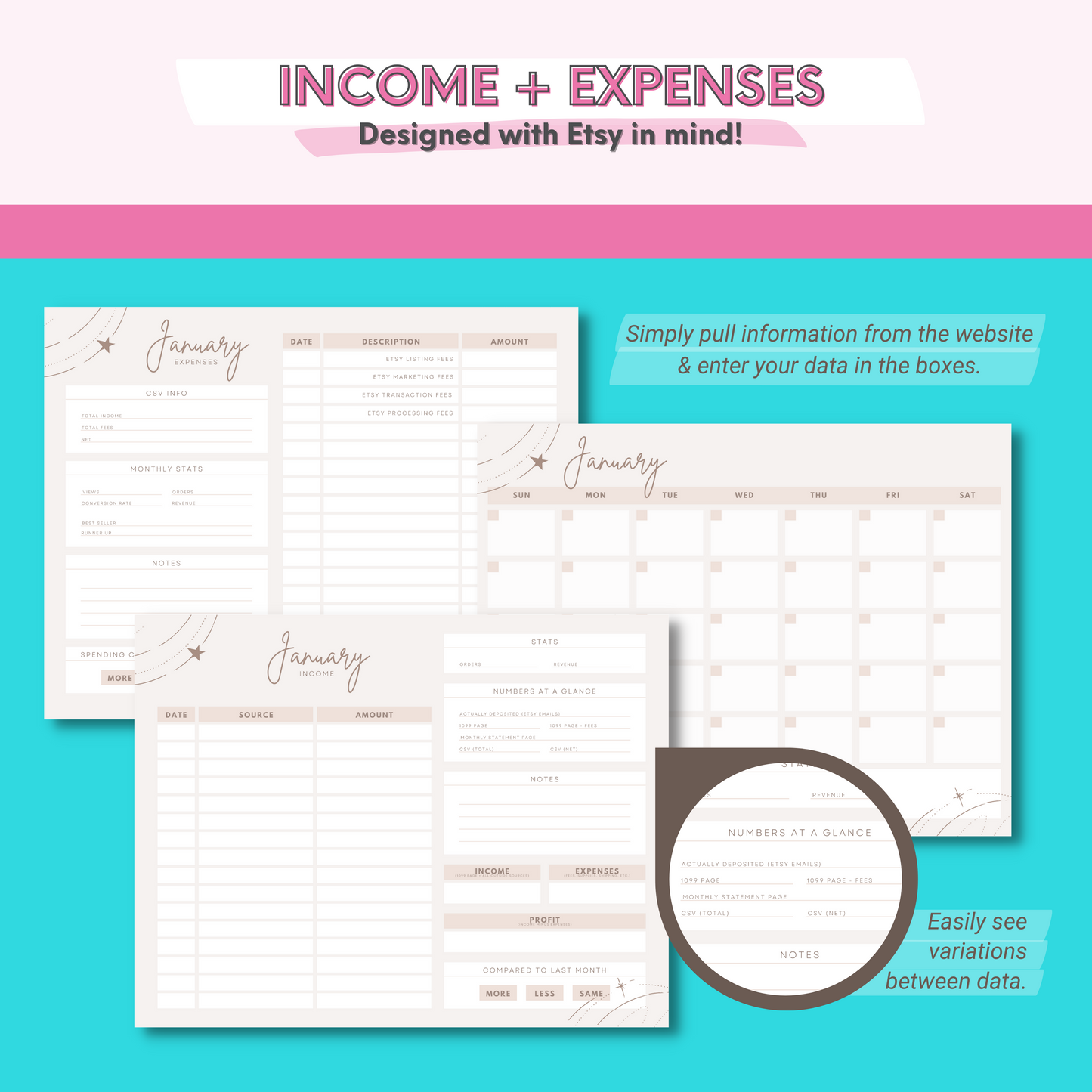 Etsy Financial Planner