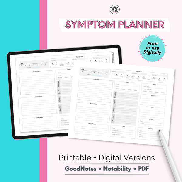 Symptom Tracker Planner