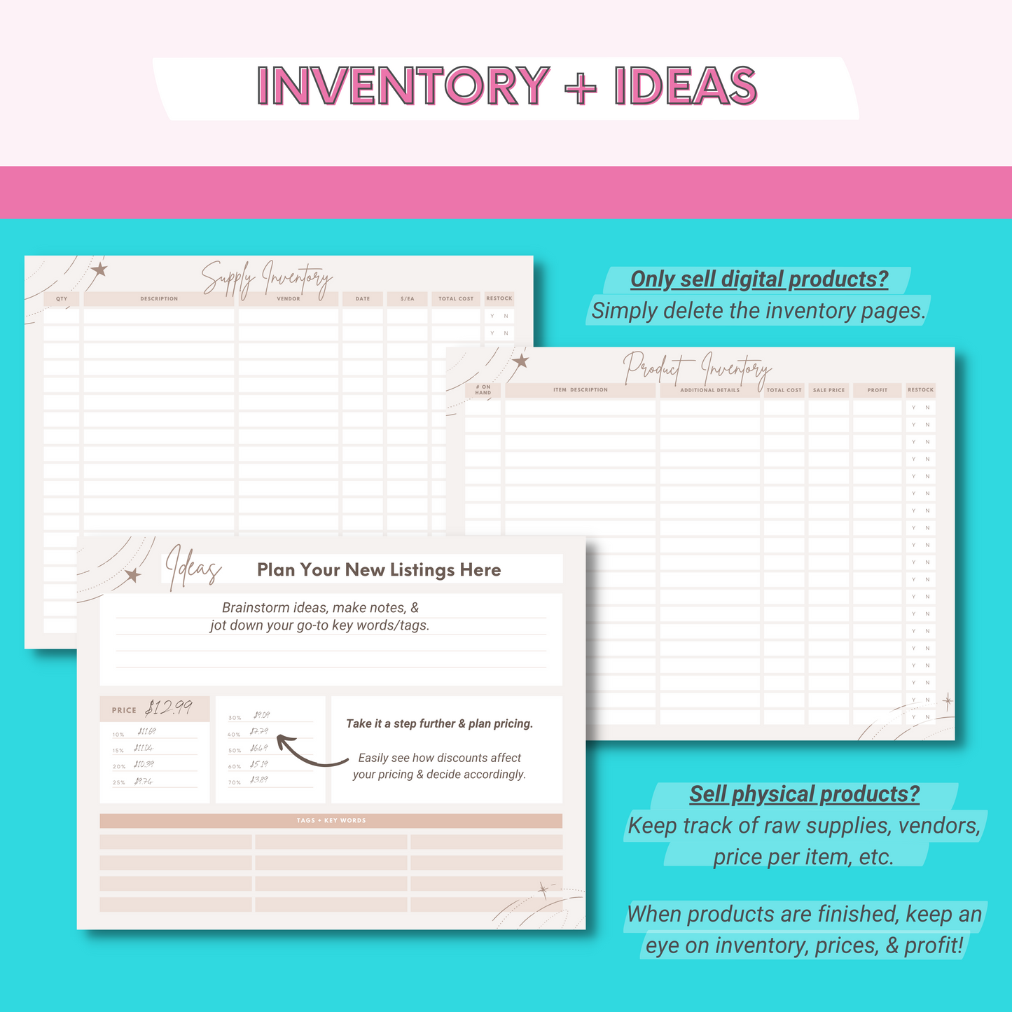 Etsy Financial Planner