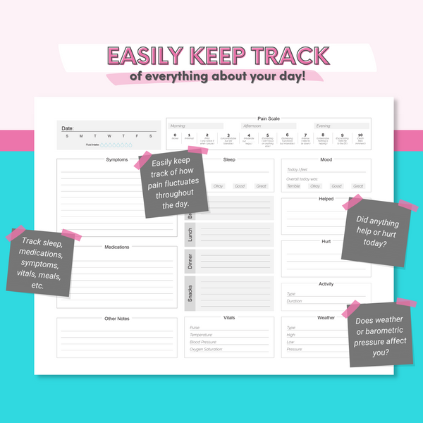 Symptom Tracker Planner