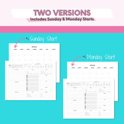 Symptom Tracker Planner