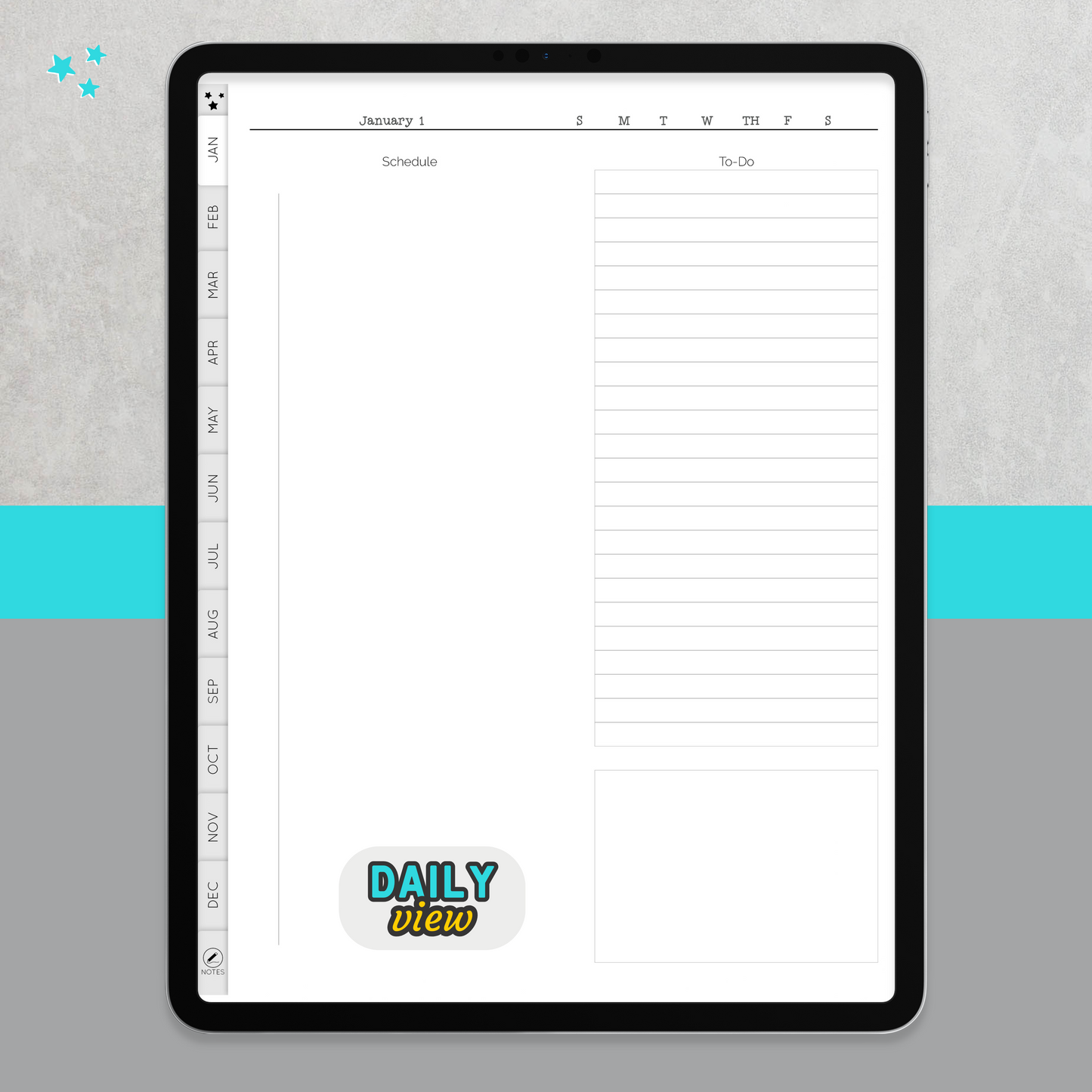 Left-Handed 2024 Planner -- Lightning Cover