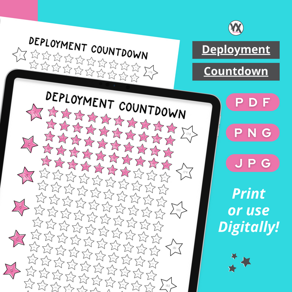 Deployment Countdown Printable