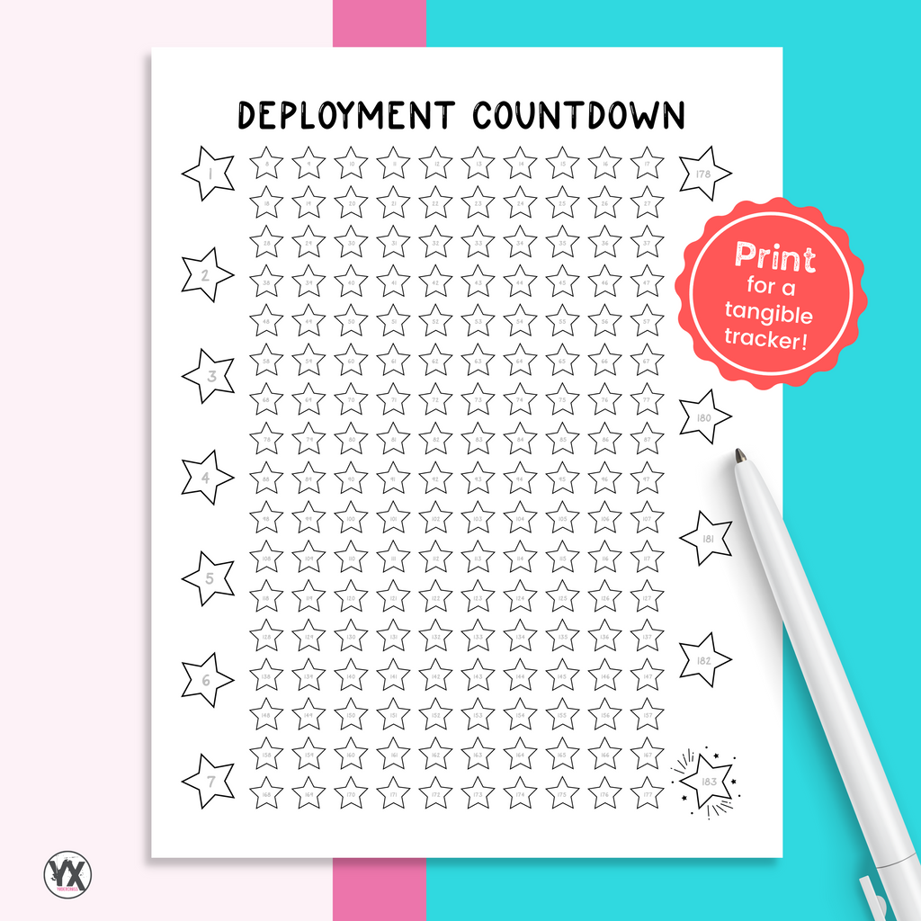 Deployment Countdown Printable – YODERCROSS