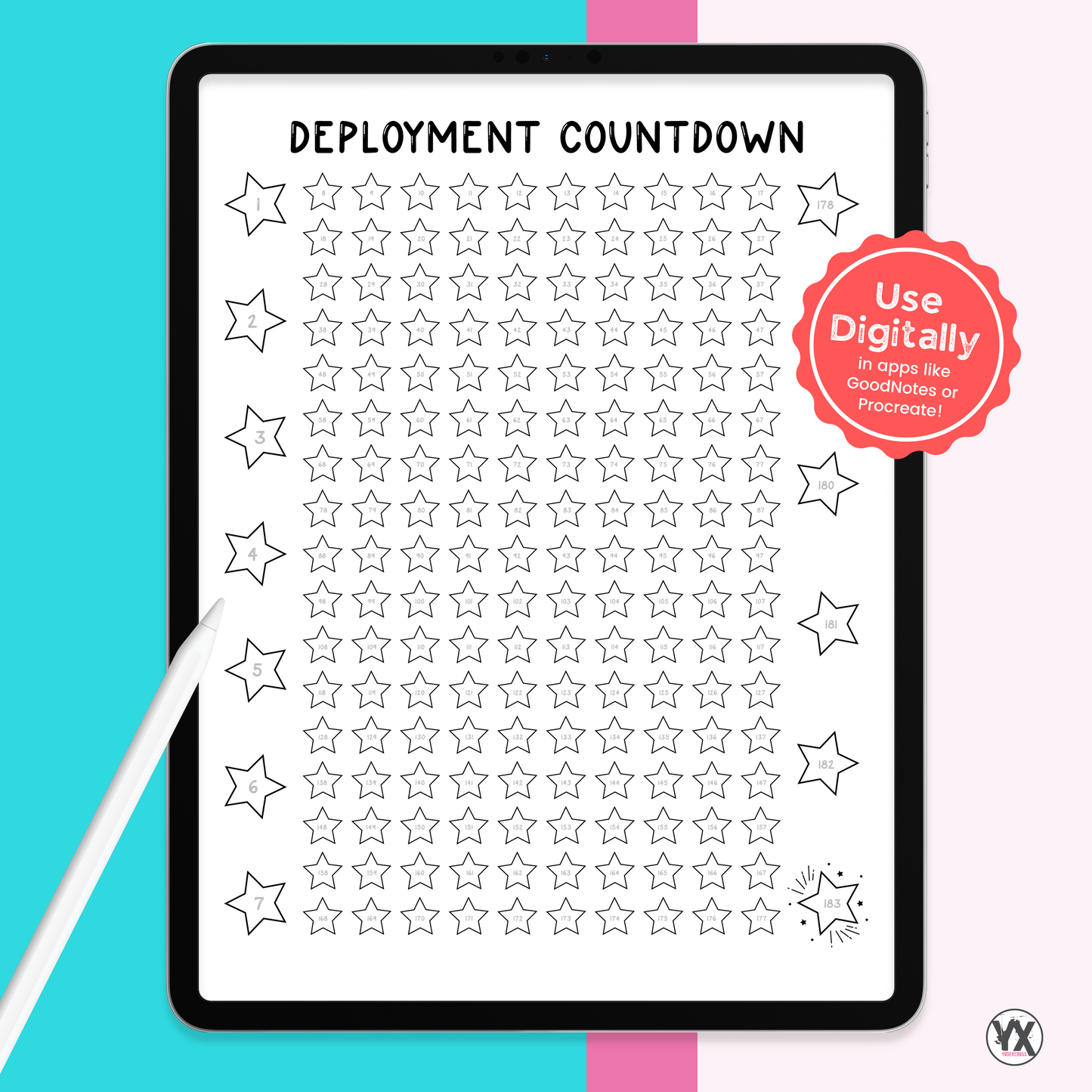 Deployment Countdown Printable