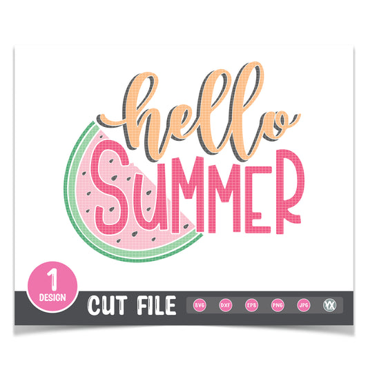 Hello Summer SVG