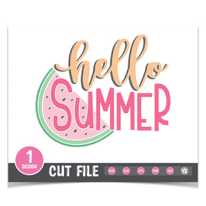 Hello Summer SVG