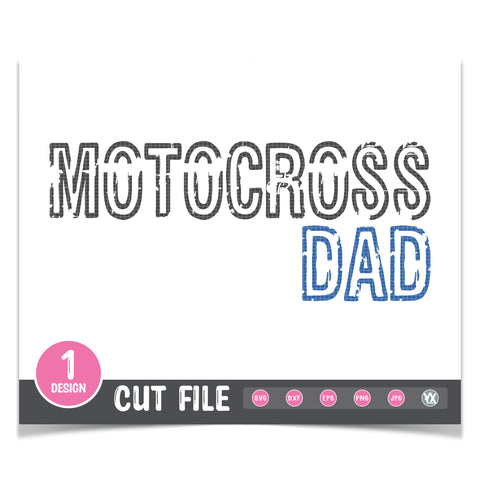Motocross Dad SVG