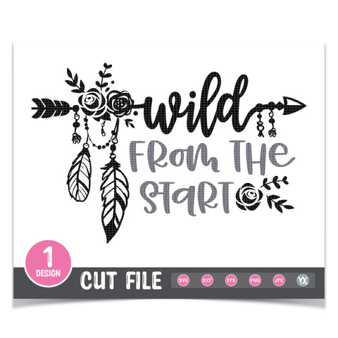 Wild From The Start SVG
