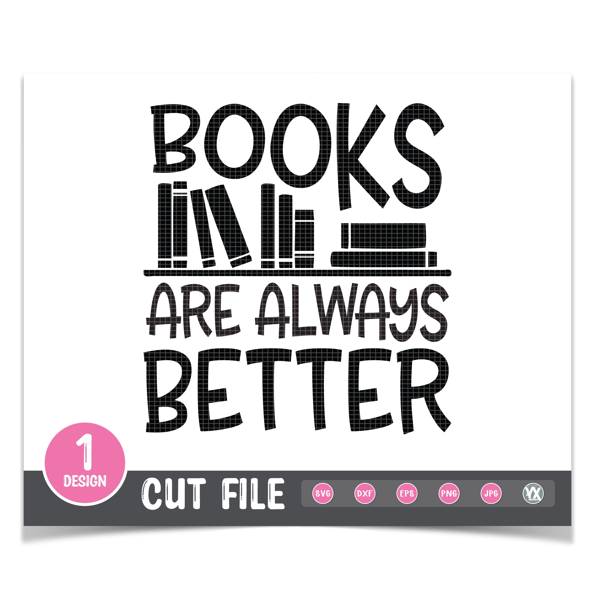 Books Are Always Better SVG