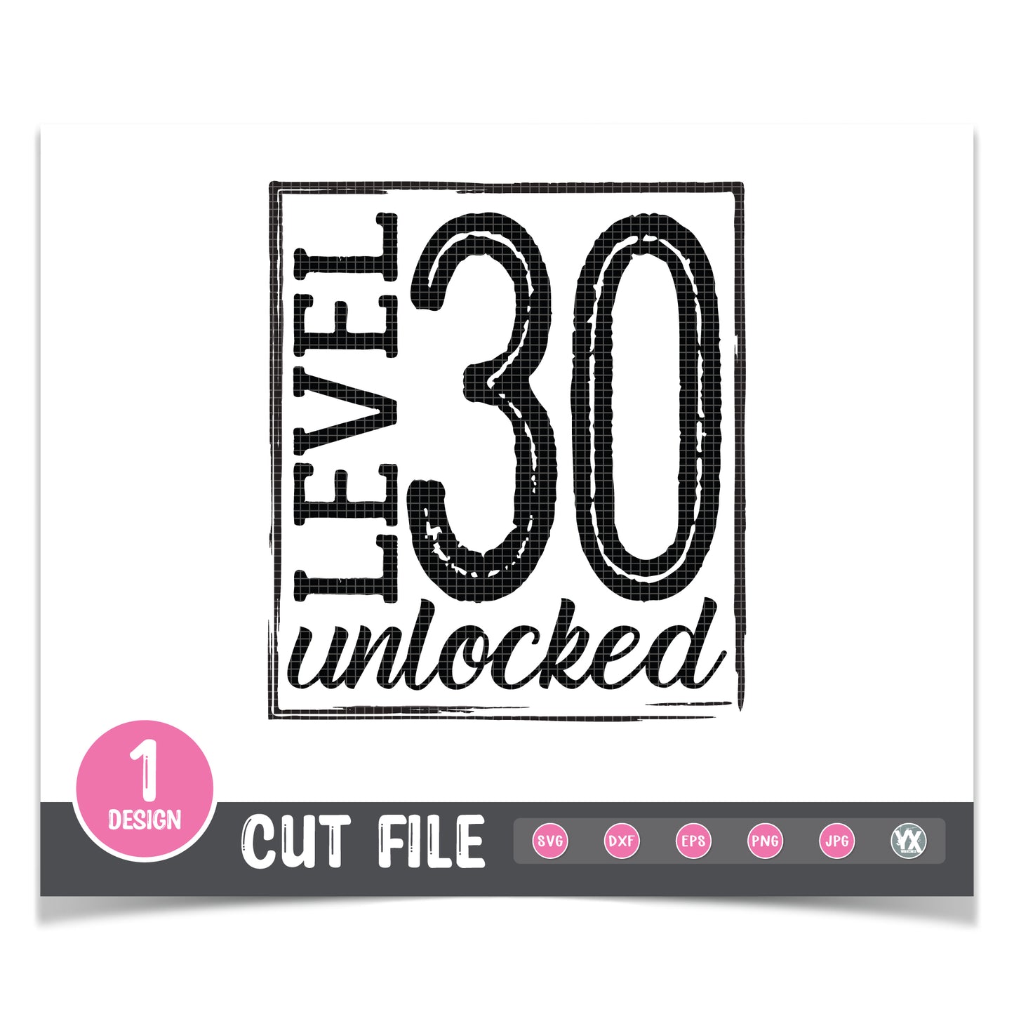 Level 30 Unlocked SVG