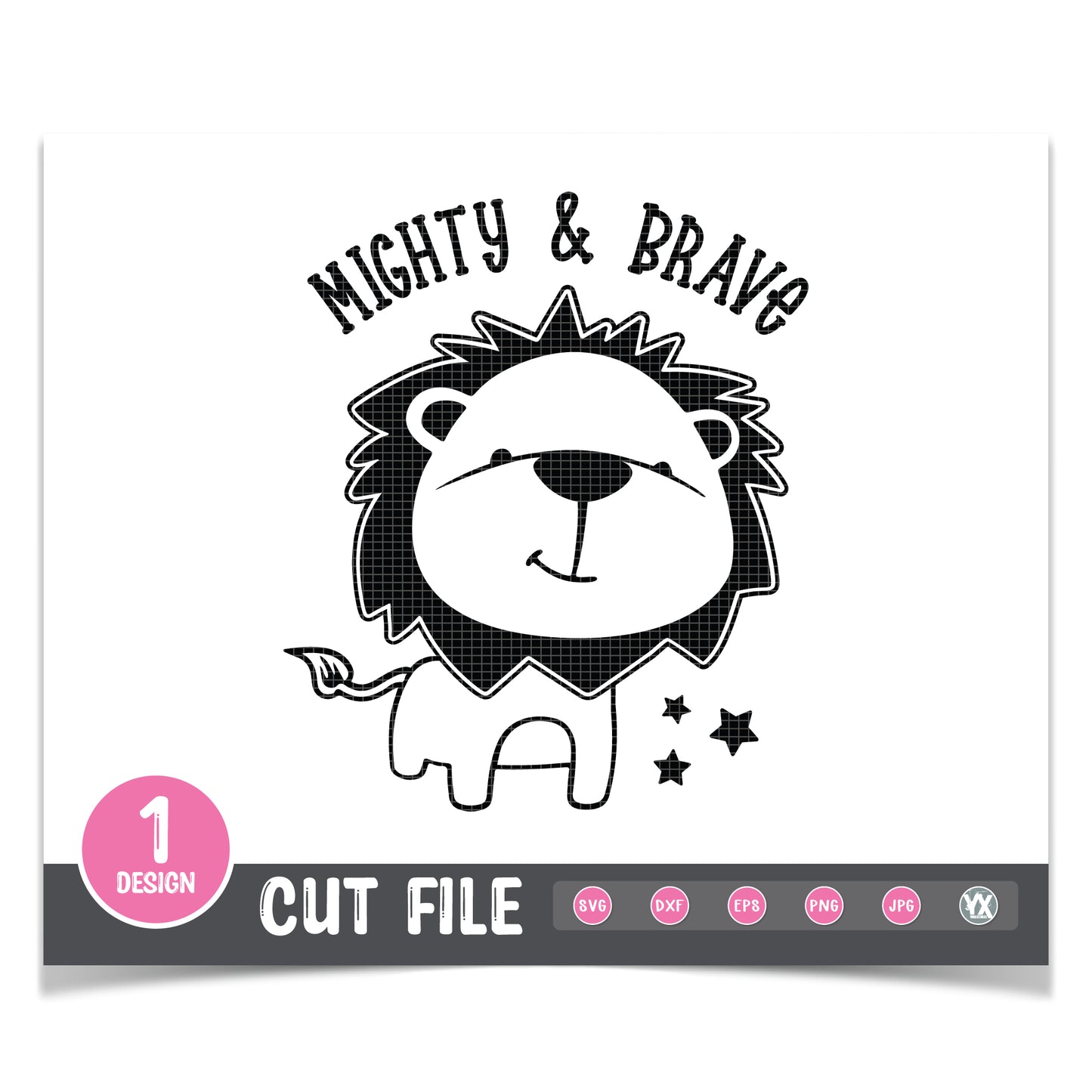 Mighty & Brave SVG
