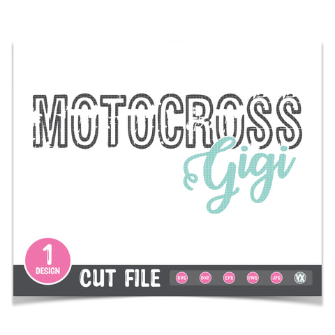 Motocross Gigi SVG